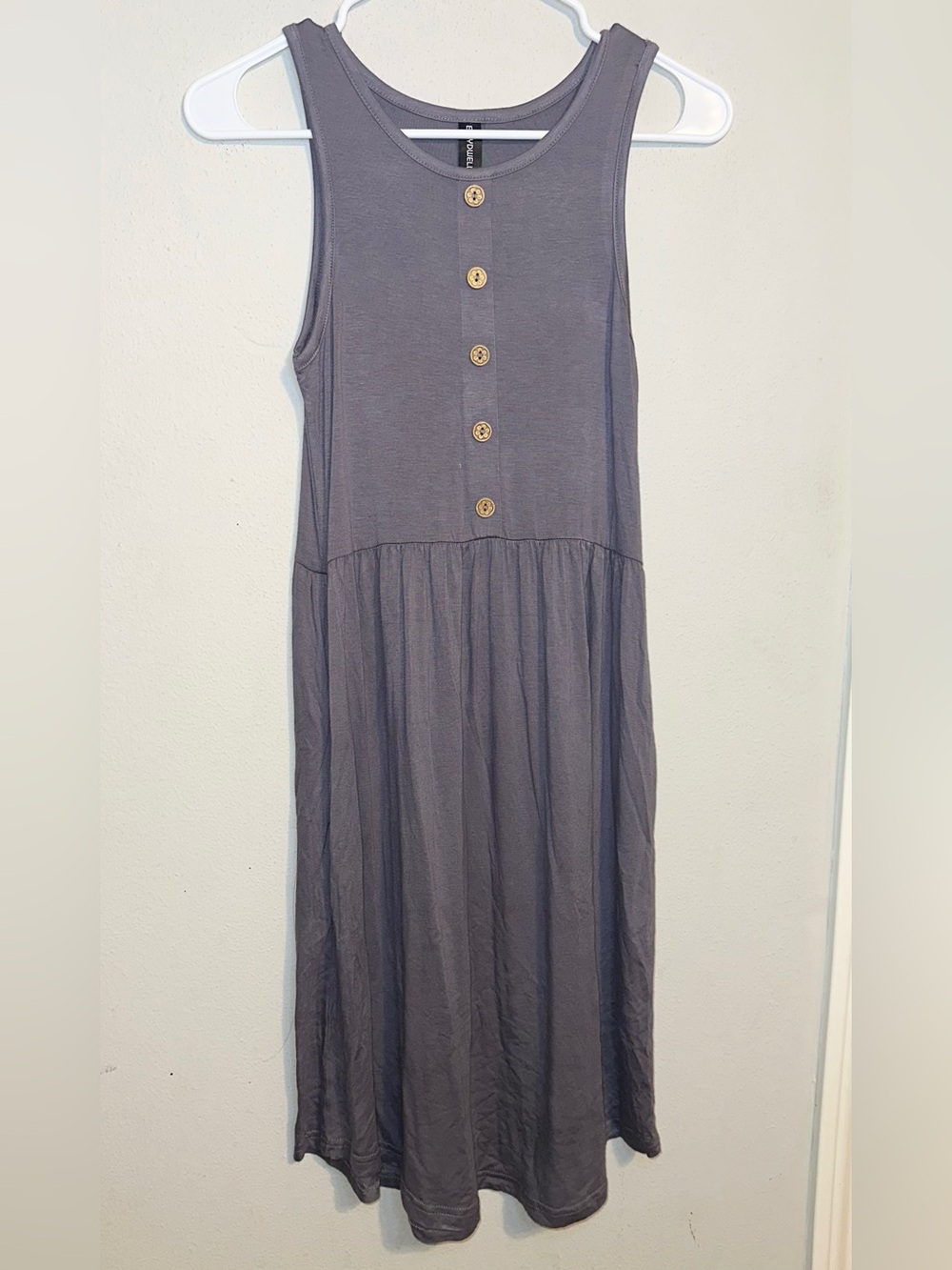 Easydwell Purple Sleeveless Dress